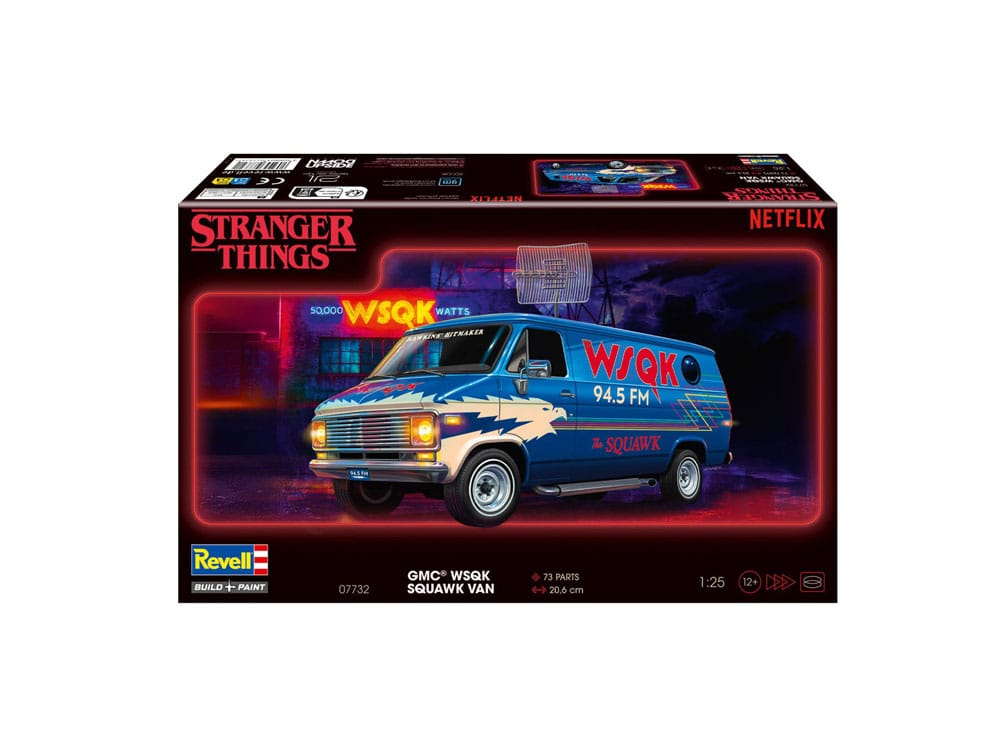 Stranger Things Modellkit 1/25 Squawk Van 21 cm Revell