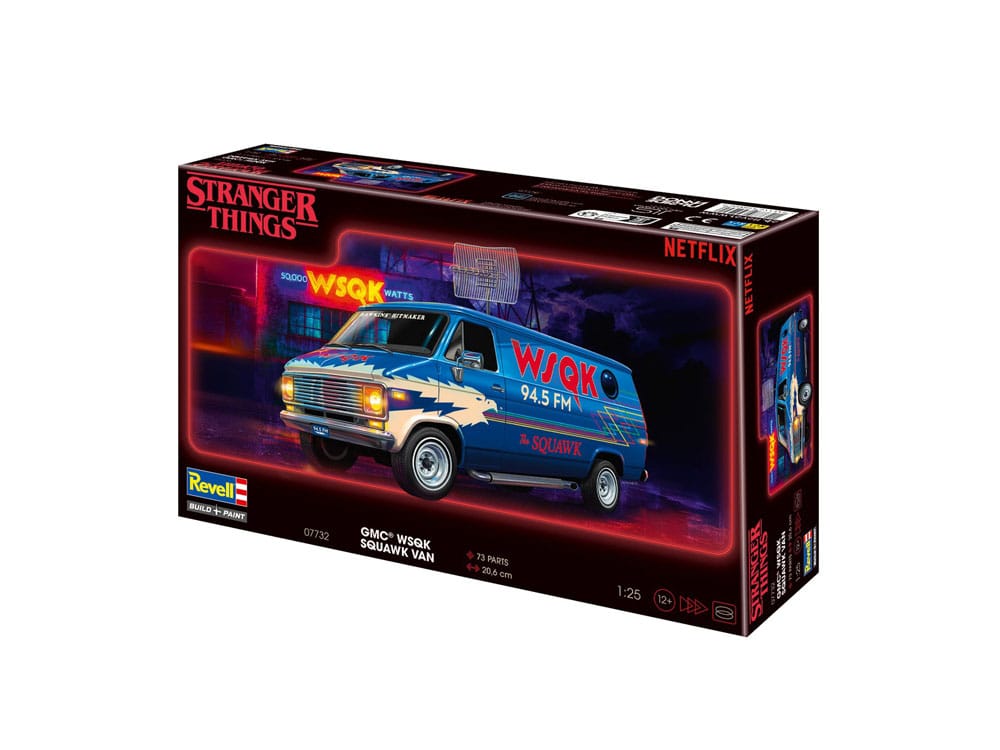 Stranger Things Modellkit 1/25 Squawk Van 21 cm Revell