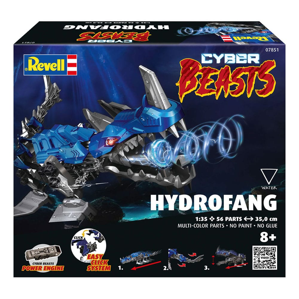 CyberBeasts Modellkit 1/35 HydroFang 35 cm Revell