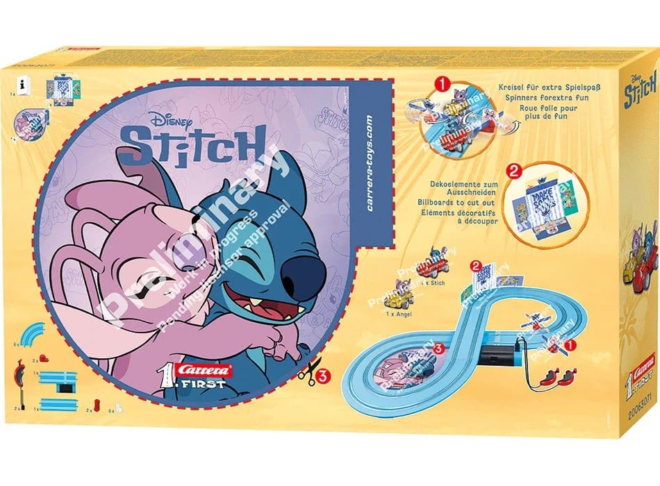Disney Stitch Carrera Första Racingset 2,4 meter