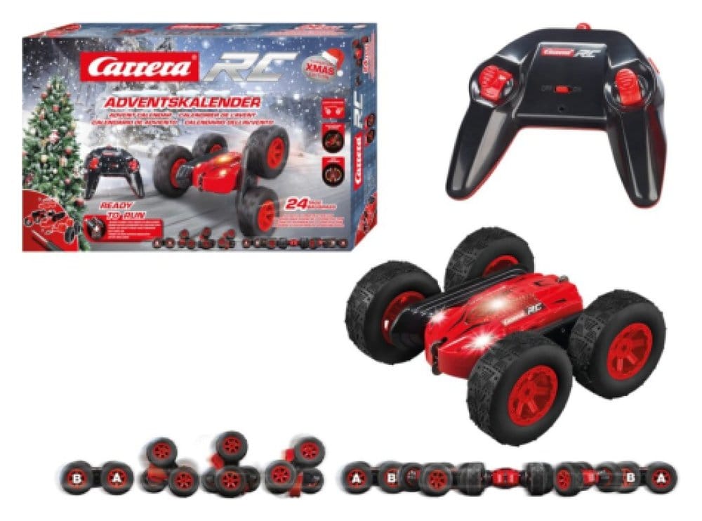 Carrera RC Adventskalender Stuntbil X-Mas Turnator 16 cm