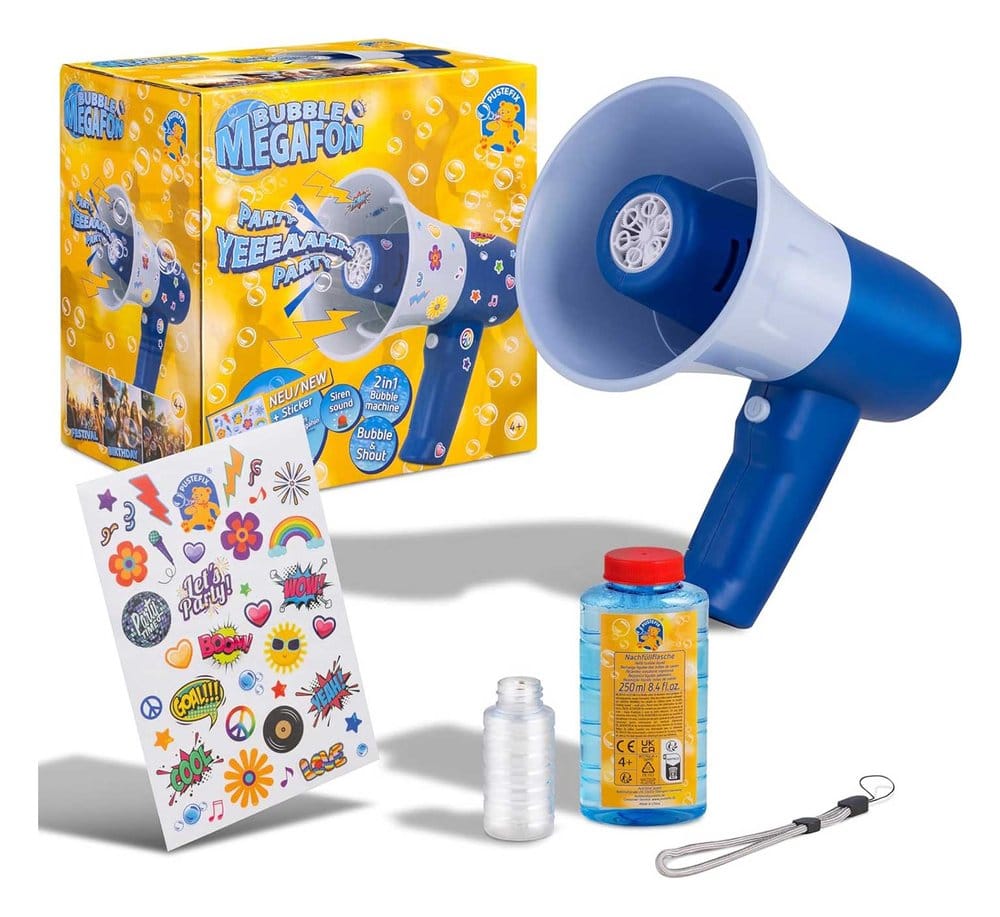 Pustefix Bubbelmegafon Set (4 stycken)