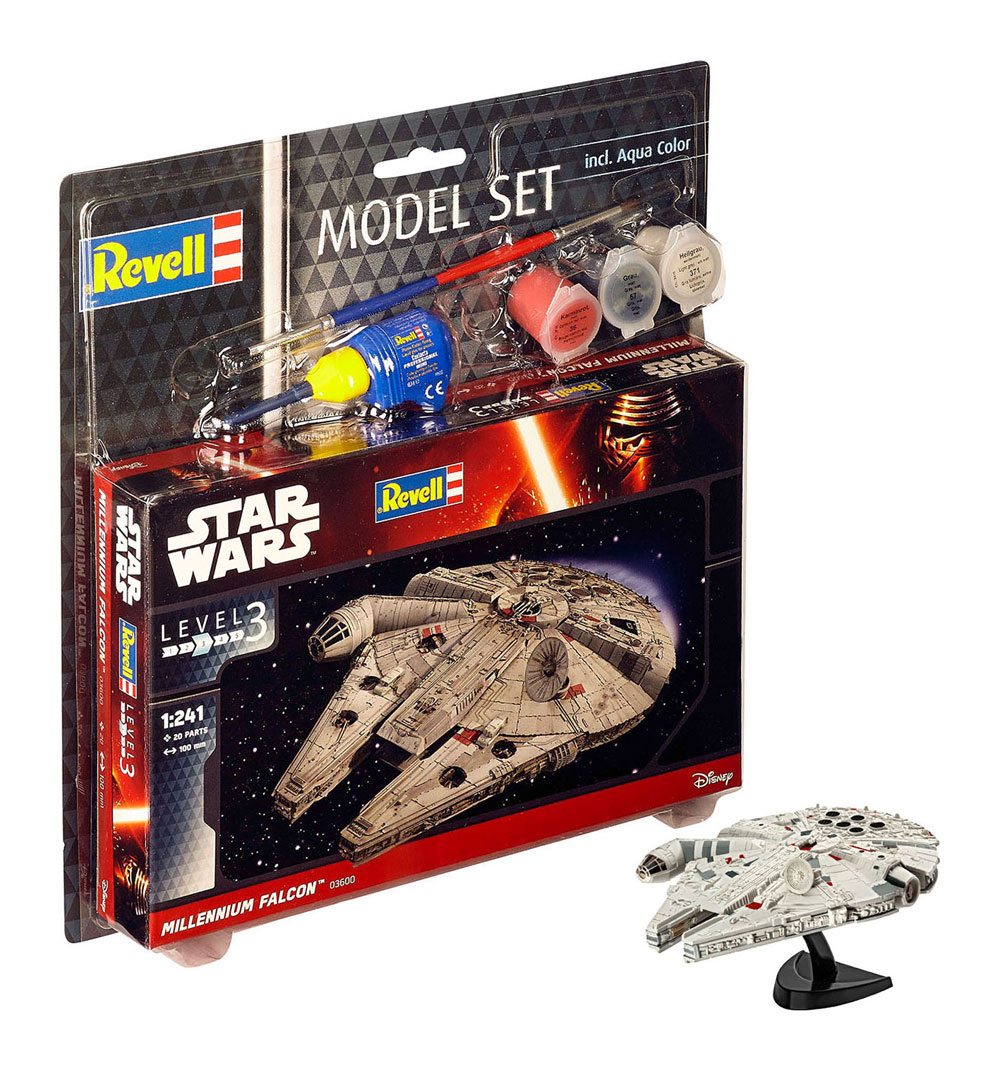 Star Wars Modellkit 1/241 Millennium Falcon 10 cm Revell
