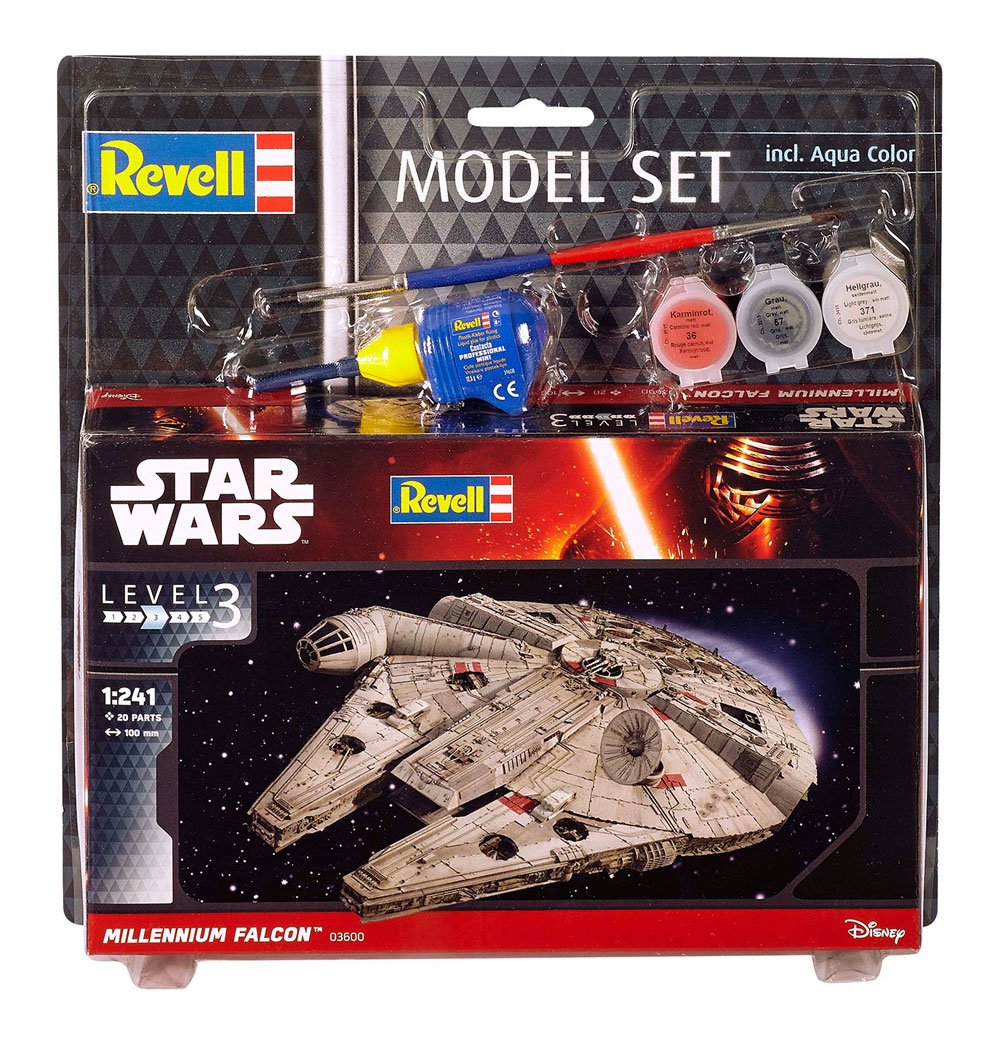 Star Wars Modellkit 1/241 Millennium Falcon 10 cm Revell