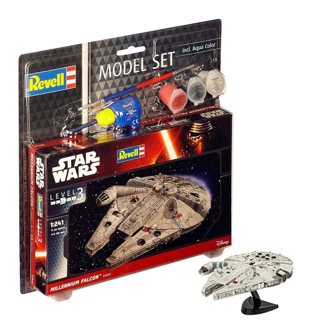 Star Wars Model Kit 1/241 Millennium Falcon 10 cm