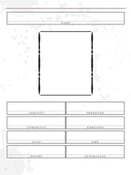 Vampire: The Masquerade 5th Edition RPG Journal - Expanded Character Sheet Journal Renegade