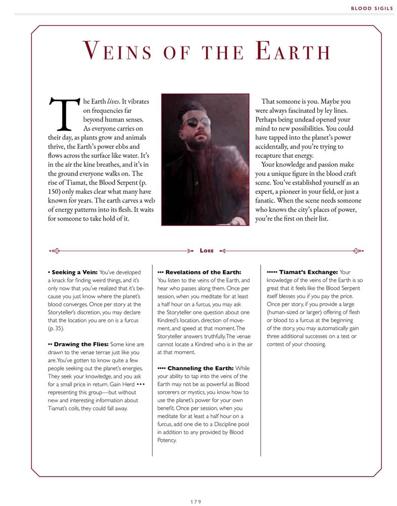 Vampire: The Masquerade 5th Edition RPG bok Blood Sigils Sourcebook *Engelska Version* Renegade