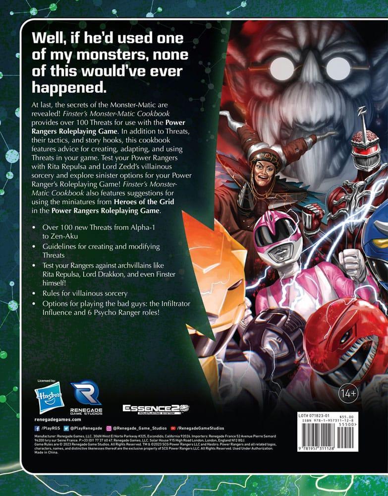 Power Rangers RPG Book Finster's Monster-Matic Cookbook Sourcebook *Englische Version* Renegade