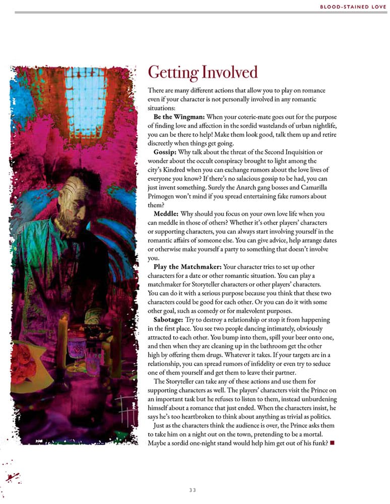 Vampire: The Masquerade 5th Edition RPG Book Blood-Stained Love Sourcebook *Englische Version* Renegade