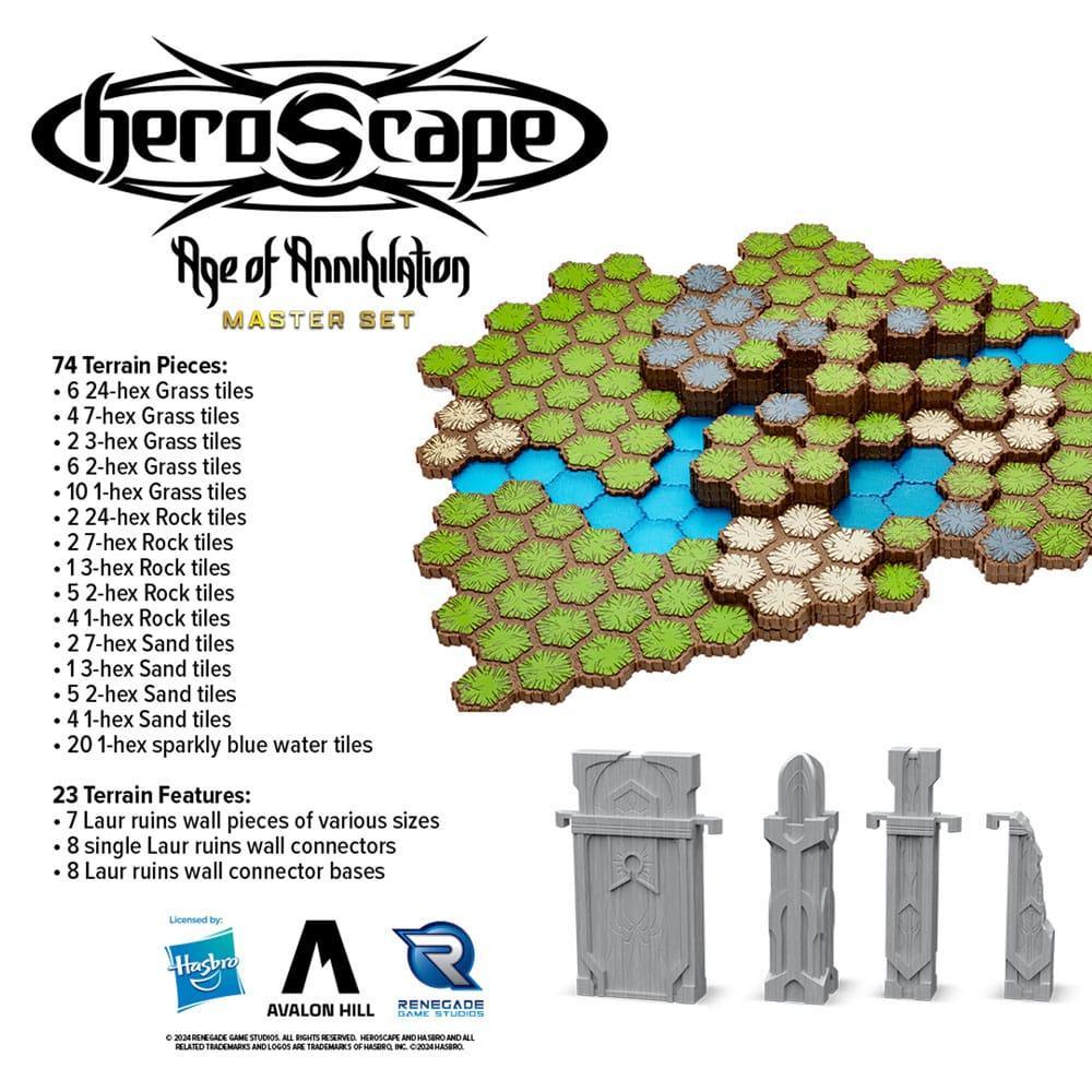 Heroscape brädspel Age of Annihilation Master Set *Engelsk Version* Renegade