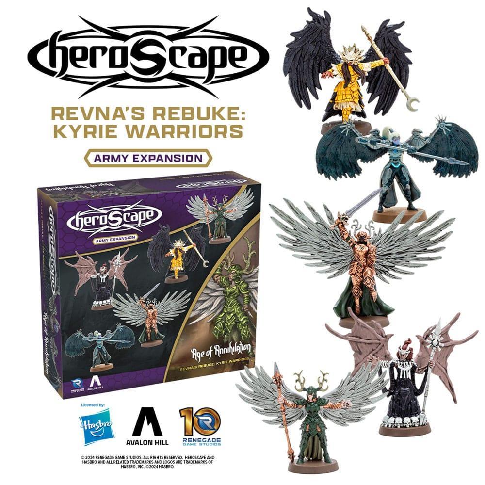 Heroscape Expansion Revna's Rebuke: Kyrie Warriors Army *English Version* Renegade