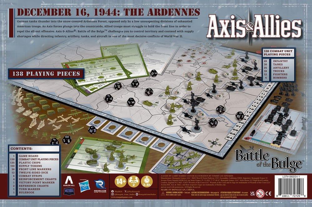Avalon Hill brädspel Axis & Allies: Battle of the Bulge *Engelsk version* Renegade