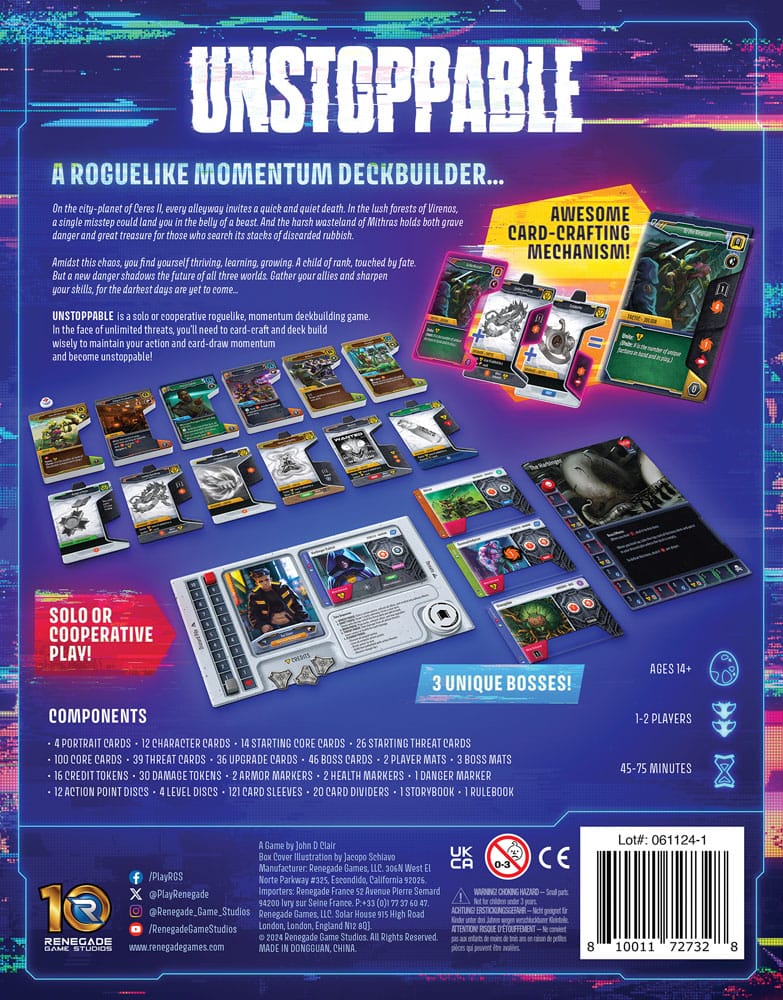 Unstoppable kortspel *Englische Version* Renegade