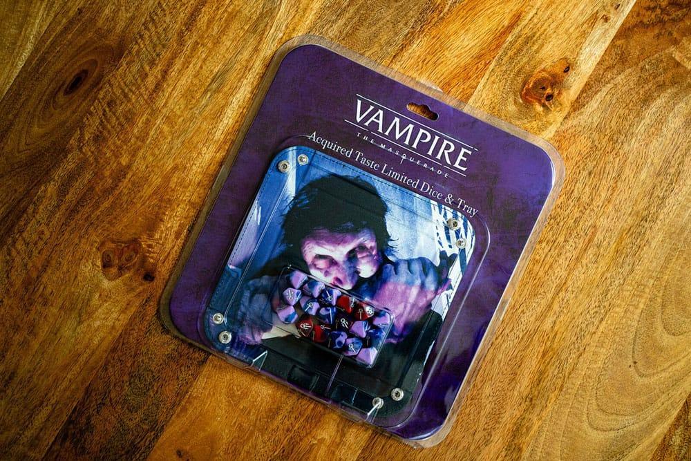 Vampire: The Masquerade 5th Edition RPG Acquired Taste Limited Dice & Tray Accessory Pack Renegade