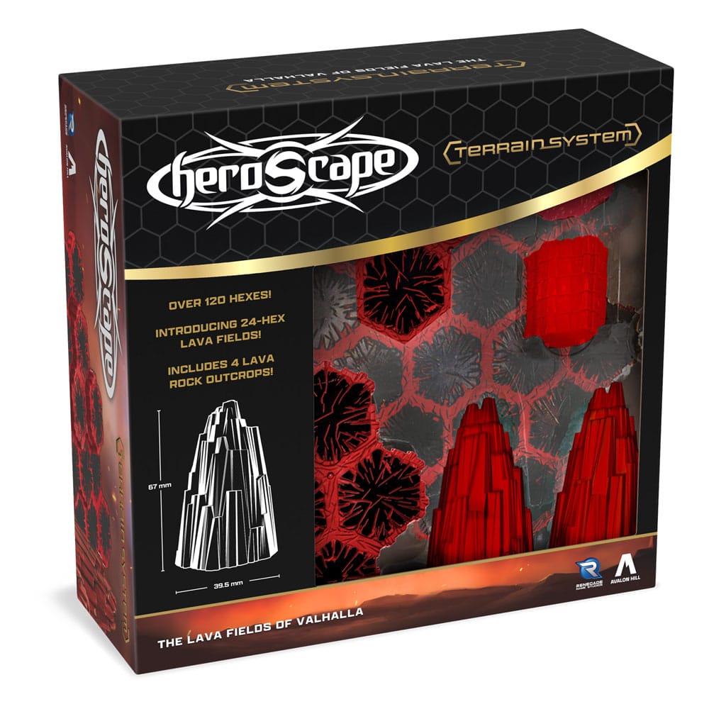 Heroscape Terrain Expansion: Lava Fields of Valhalla (Engelsk Version) Renegade