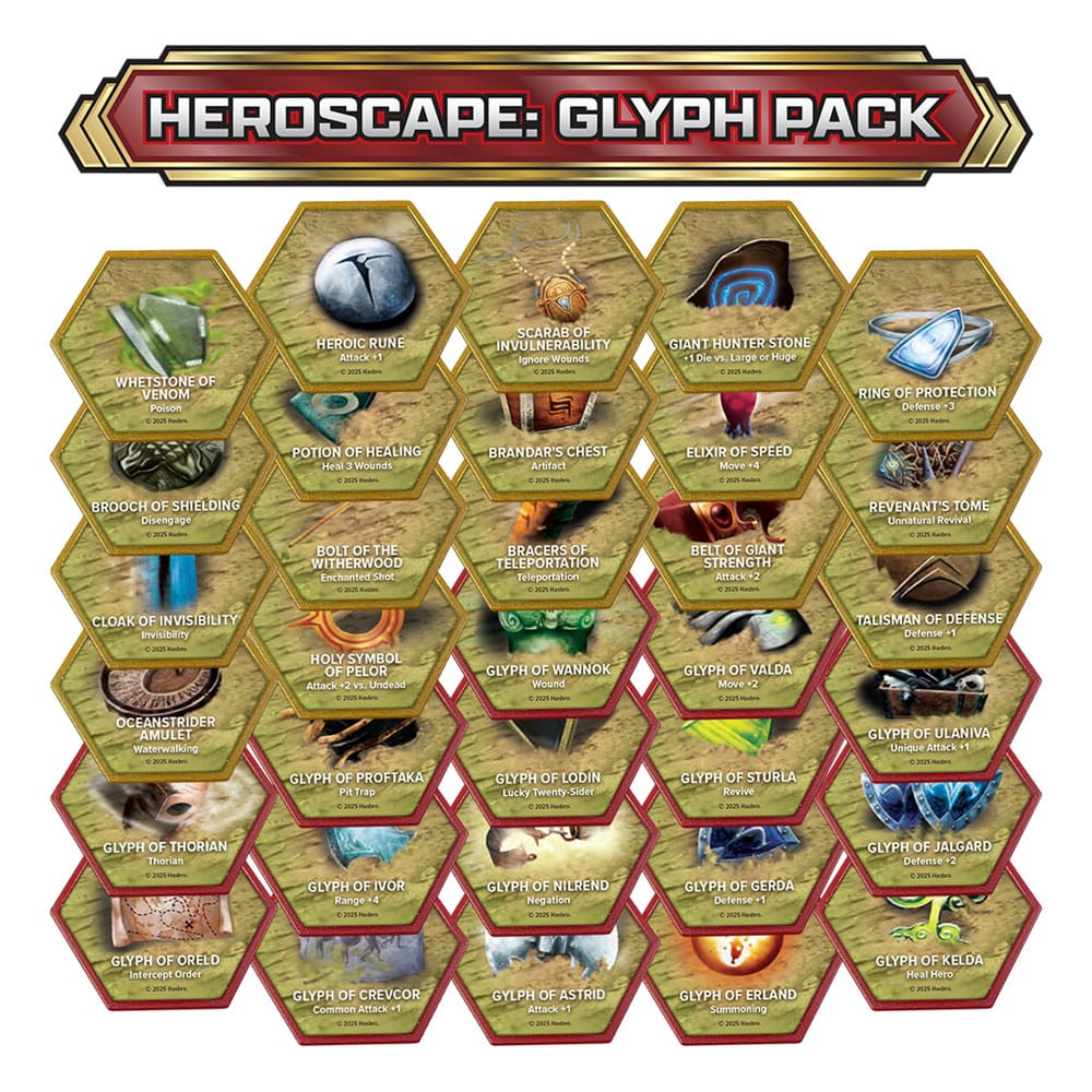 Heroscape Expansion Glyph Pack *Engelsk Version* Renegade
