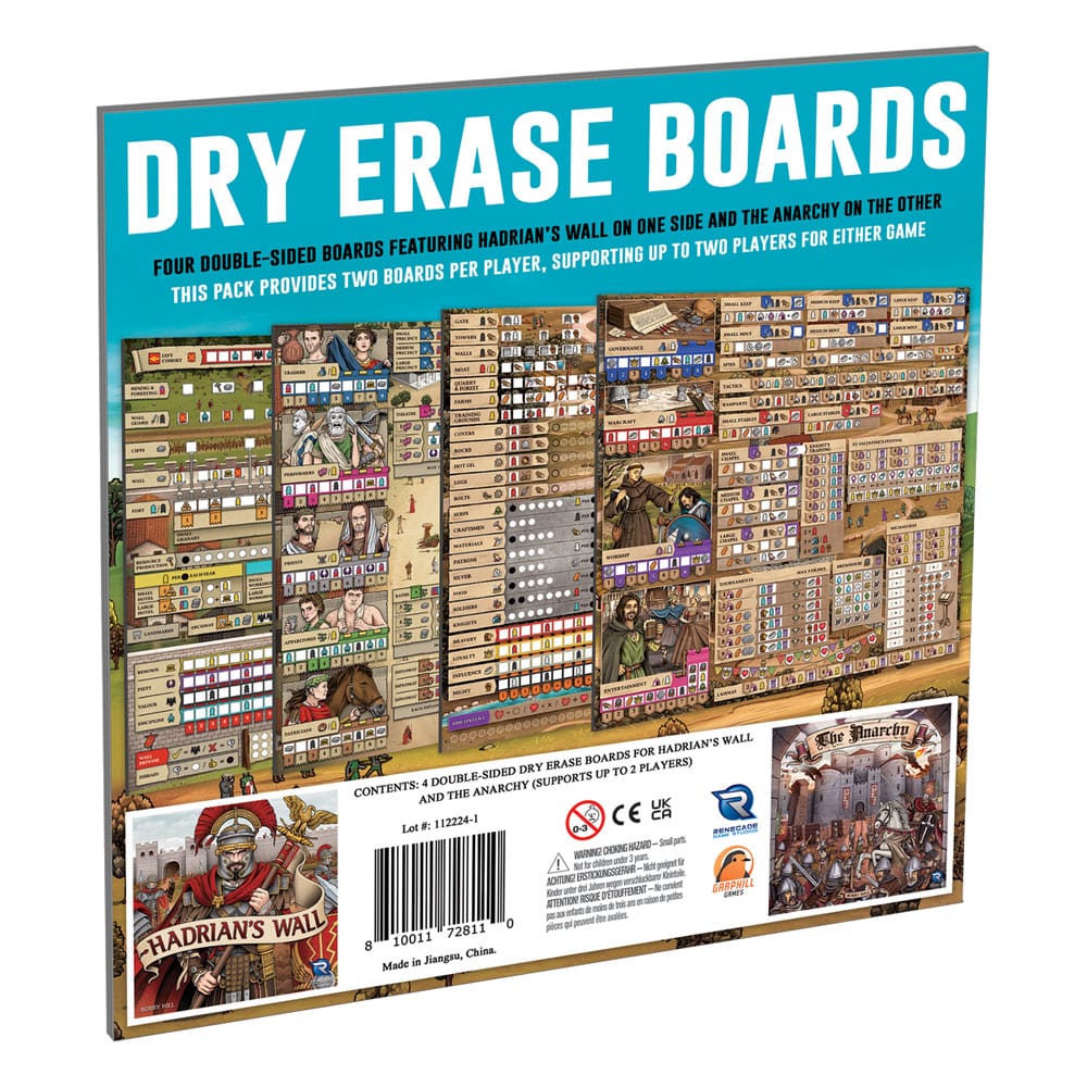 Hadrian's Wall & The Anarchy Whiteboard Spelset - Engelsk Version Renegade