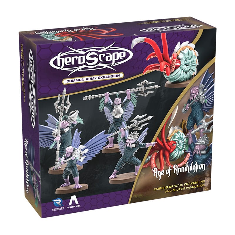 Heroscape Army Expansion: Embers of War - Krakenling & Gelryie Vanguards (Engelsk Version) Renegade
