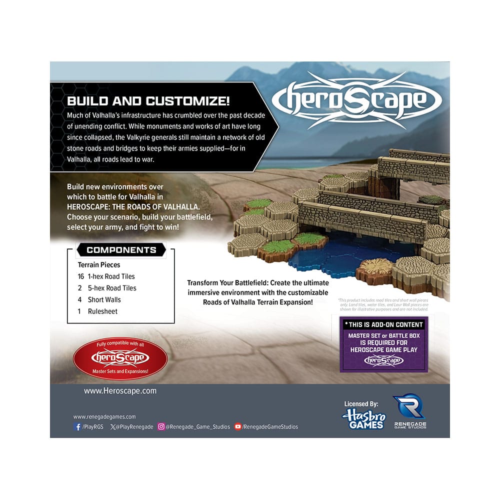 Heroscape Terrängexpansion: Vägarna i Valhalla - Engelsk Version Renegade
