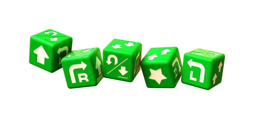 Robo Rally Dice – Tärningsspel för Robotracing Renegade