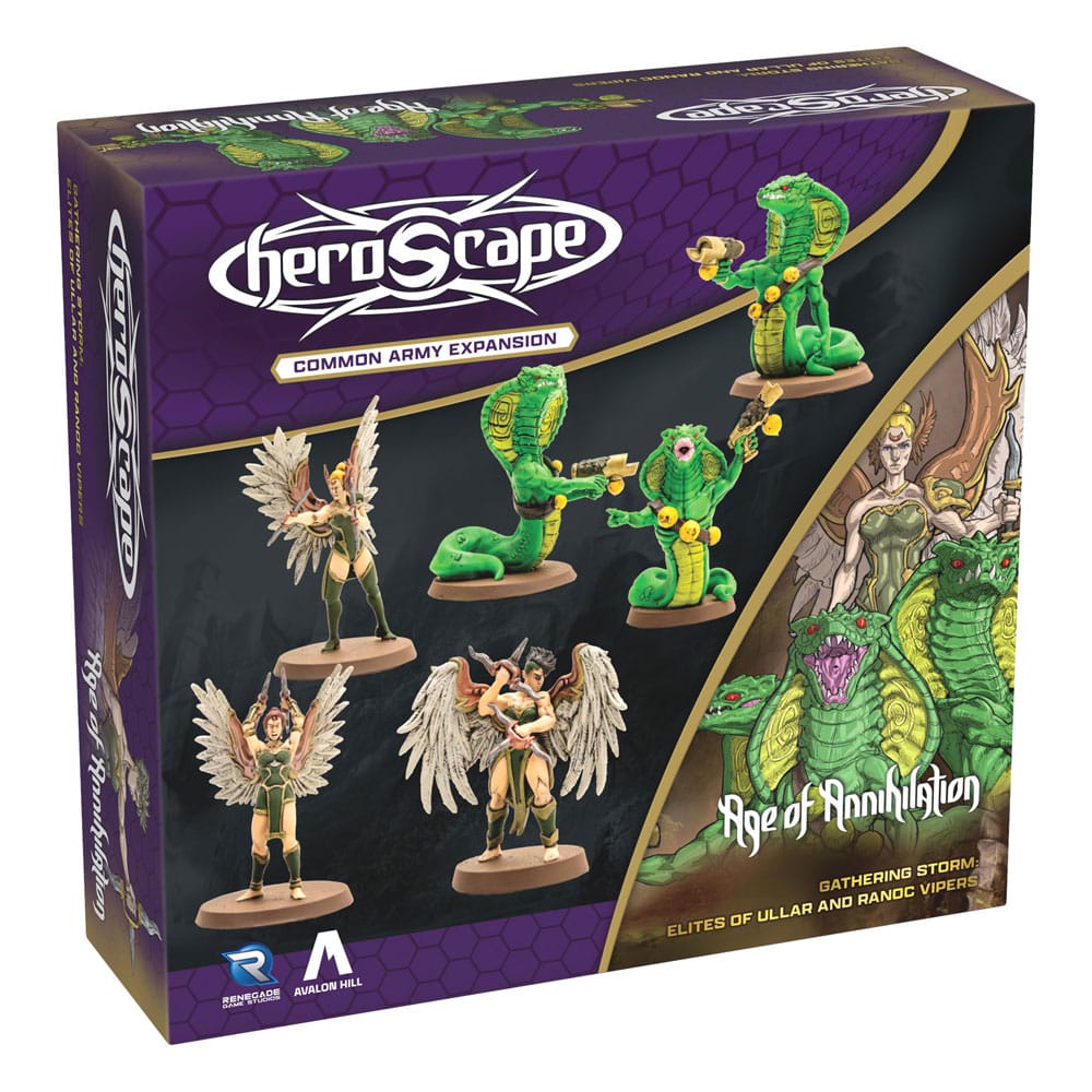 Heroscape Armé Expansion: Age of Annihilation - Eliter från Ullar &amp; Ranoc Vipers (Vanlig) *Engelsk Version* Renegade