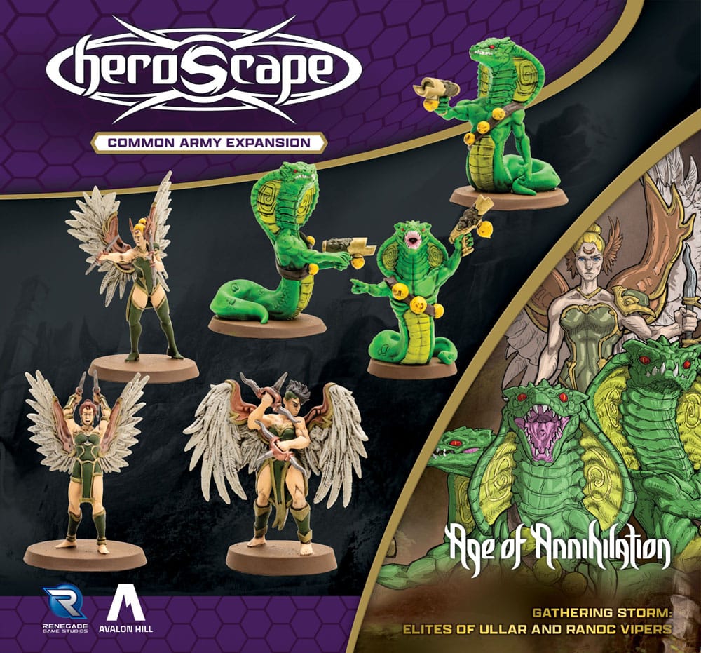 Heroscape Armé Expansion: Age of Annihilation - Eliter från Ullar &amp; Ranoc Vipers (Vanlig) *Engelsk Version* Renegade