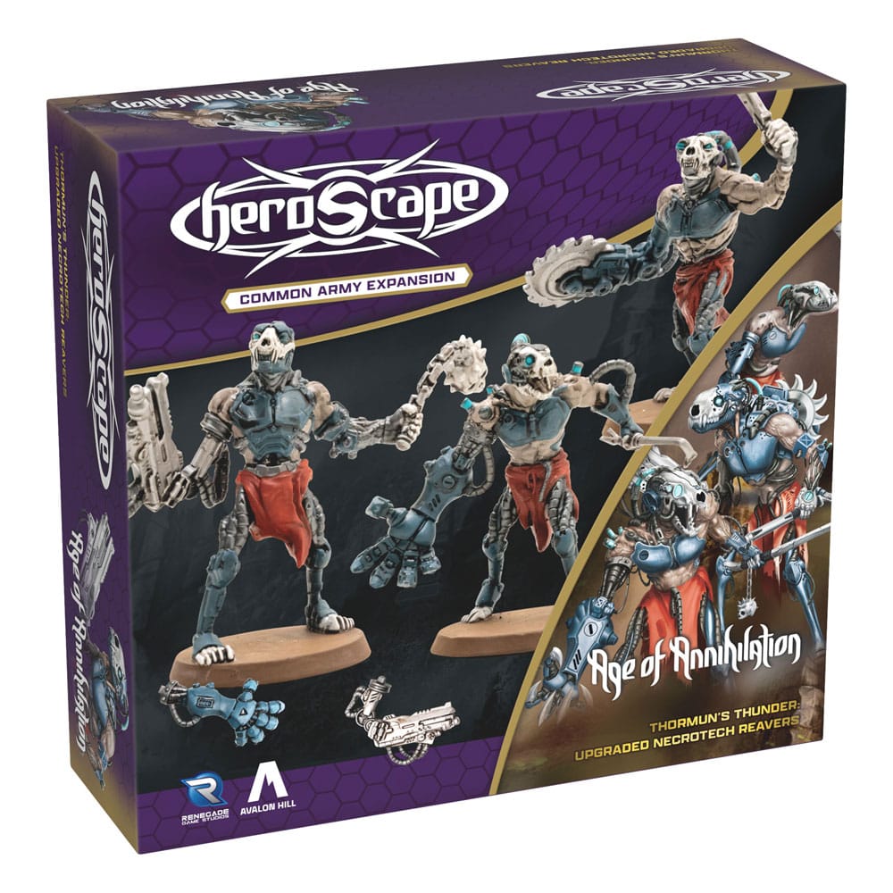 Heroscape Armé Expansion: Age of Annihilation - Uppgraderade Necrotech Reavers (Vanlig) *Engelsk Version* Renegade
