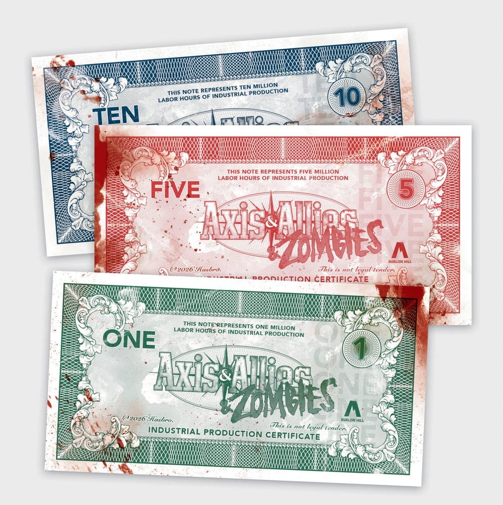 Avalon Hill brädspel Axis & Allies & Zombies Engelsk version