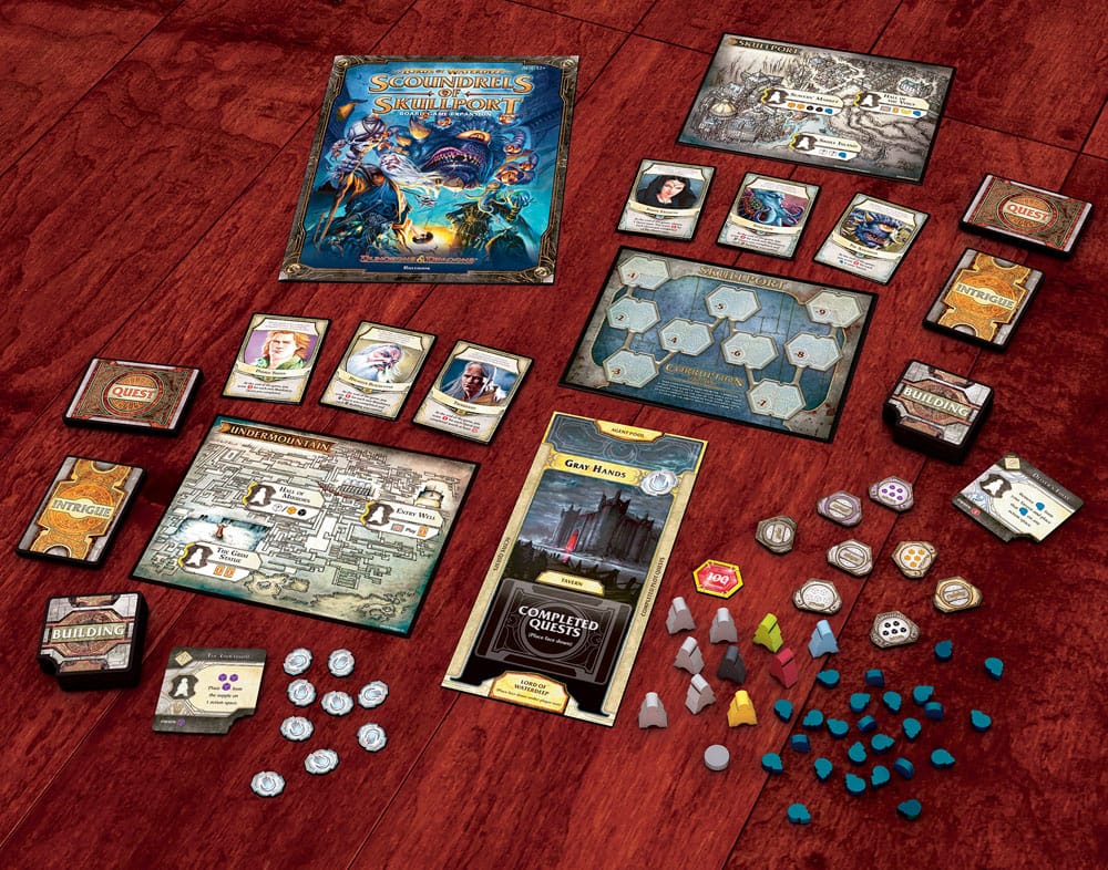 Dungeons & Dragons brädspel Lords of Waterdeep: Scoundrels of Skullport Expansion *Engelsk Version* Renegade