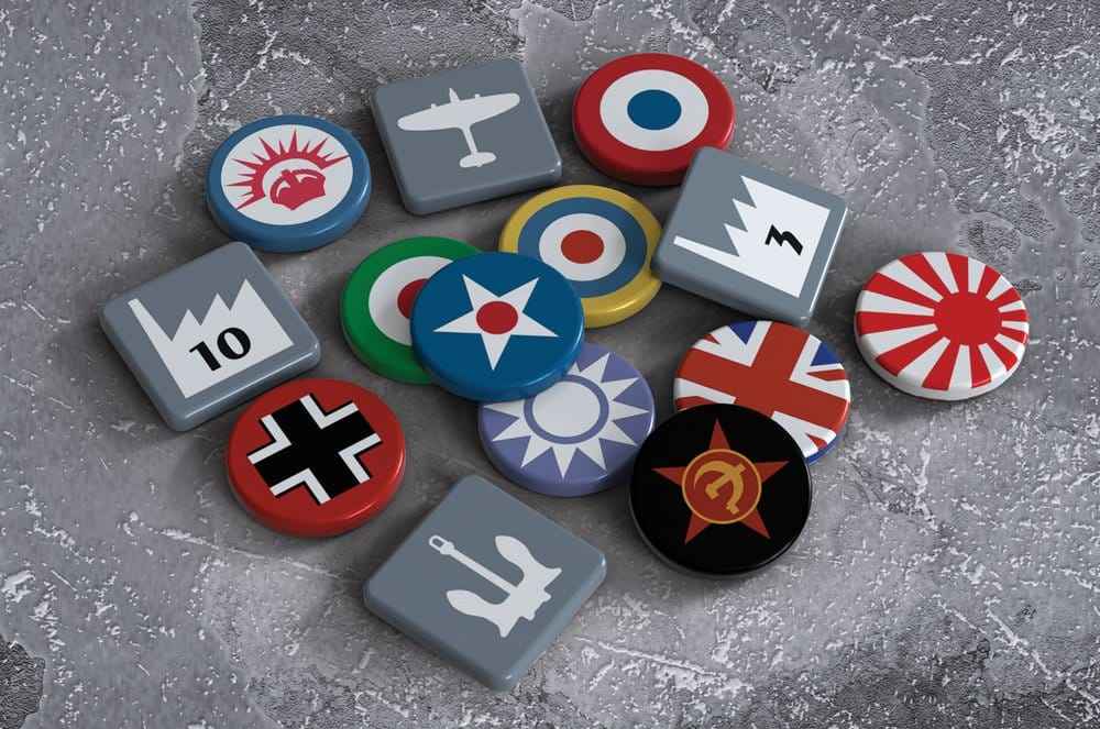 Axis & Allies Deluxe Token Pack *Engelsk Version*