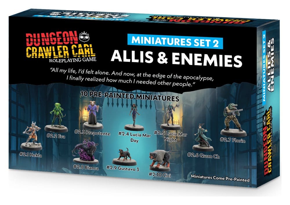 Dungeon Crawler Carl Minifigurset 2 Fiender och Allierade