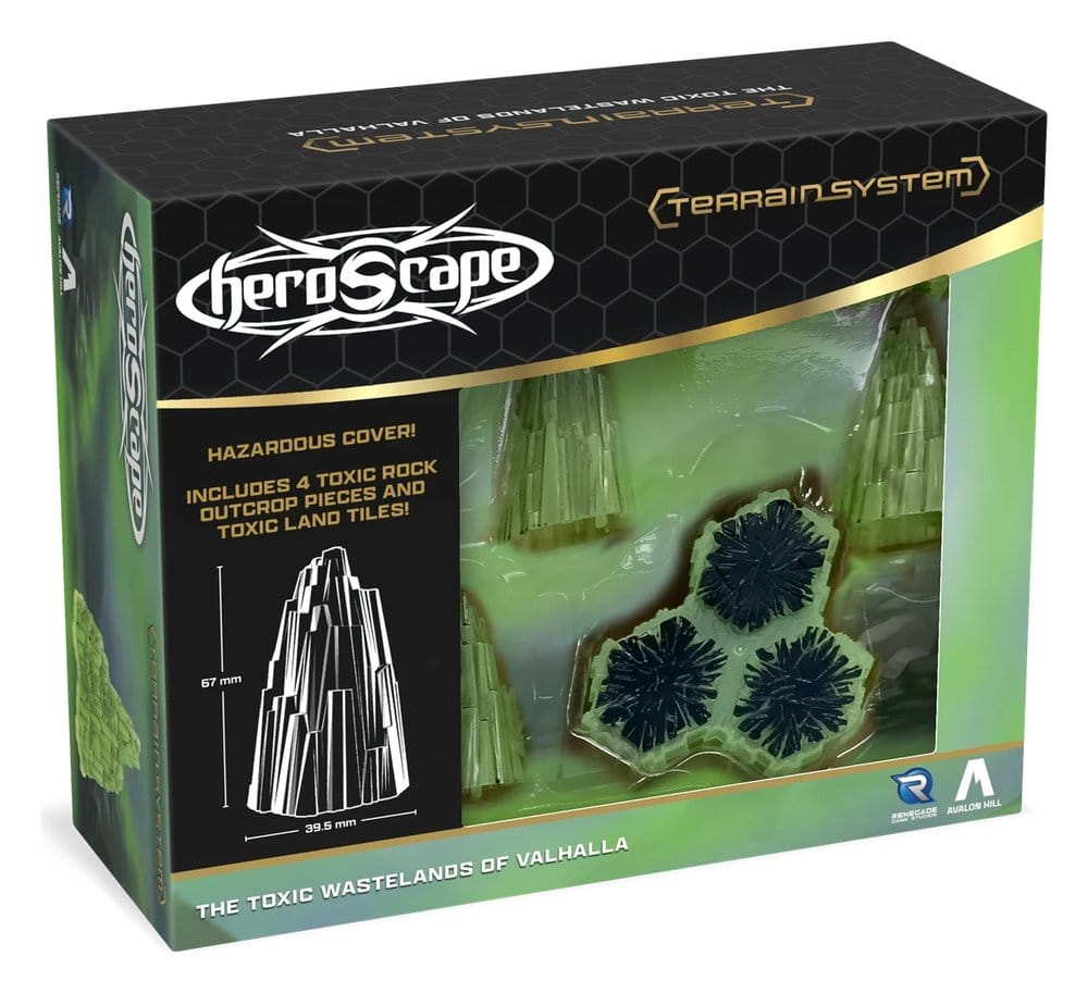 Heroscape Terrain Expansion Toxic Wastelands of Valhalla *English Version*