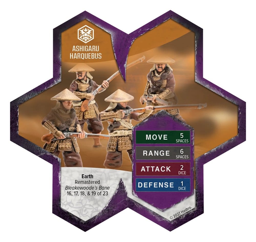 Heroscape Army Expansion Ashigaru Harquebus Remastered – Standard Edition *English Version*