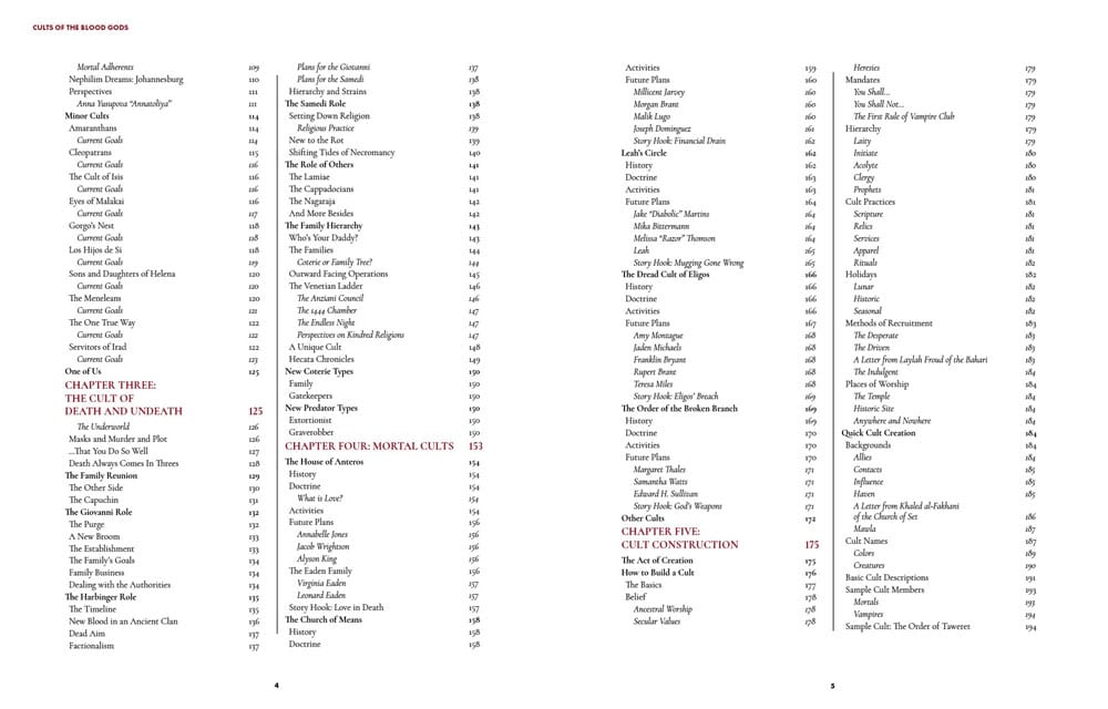 Vampire: The Masquerade 5th Edition RPG bok Cults of the Blood Gods Sourcebook *Englische Version* Renegade