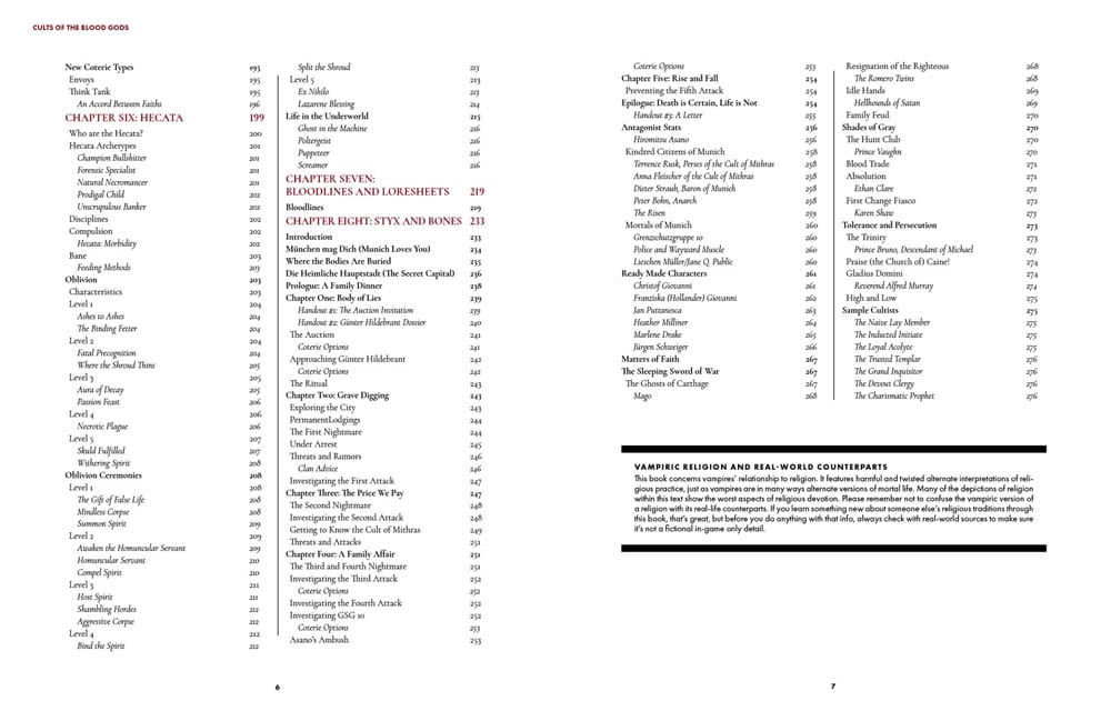 Vampire: The Masquerade 5th Edition RPG bok Cults of the Blood Gods Sourcebook *Englische Version* Renegade