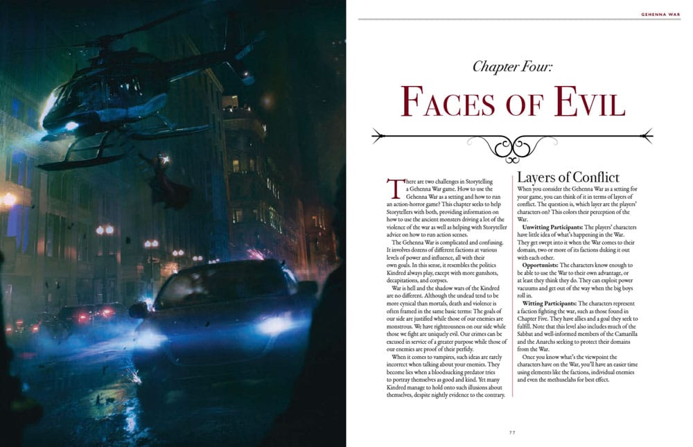 Vampire: The Masquerade 5th Edition RPG bok Gehenna War Sourcebook *Engelska versionen* Renegade