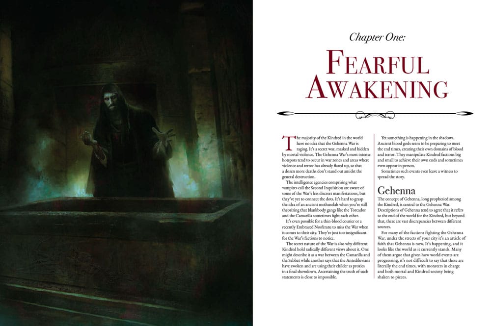 Vampire: The Masquerade 5th Edition RPG bok Gehenna War Sourcebook *Engelska versionen* Renegade