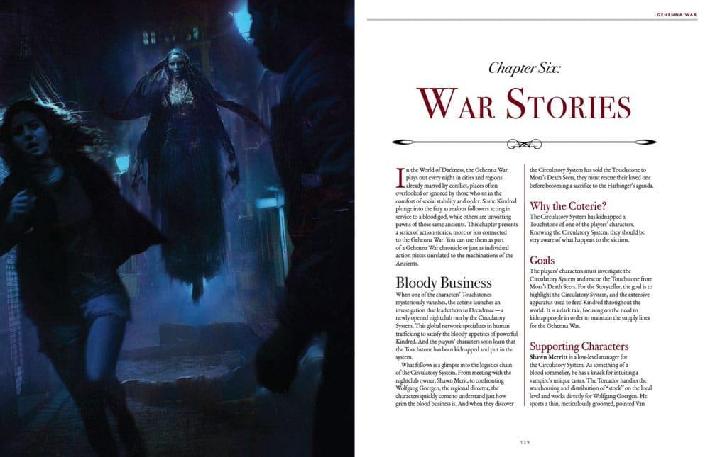 Vampire: The Masquerade 5th Edition RPG bok Gehenna War Sourcebook *Engelska versionen* Renegade