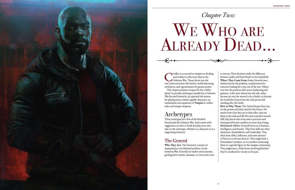 Vampire: The Masquerade 5th Edition RPG bok Gehenna War Sourcebook *Engelska versionen* Renegade