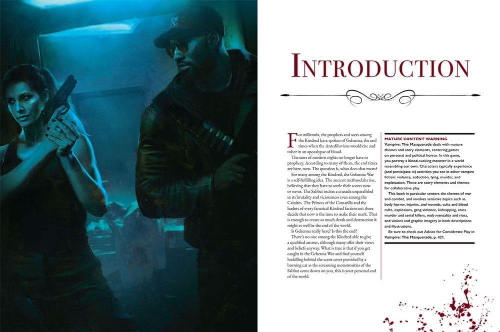 Vampire: The Masquerade 5th Edition RPG bok Gehenna War Sourcebook *Engelska versionen* Renegade