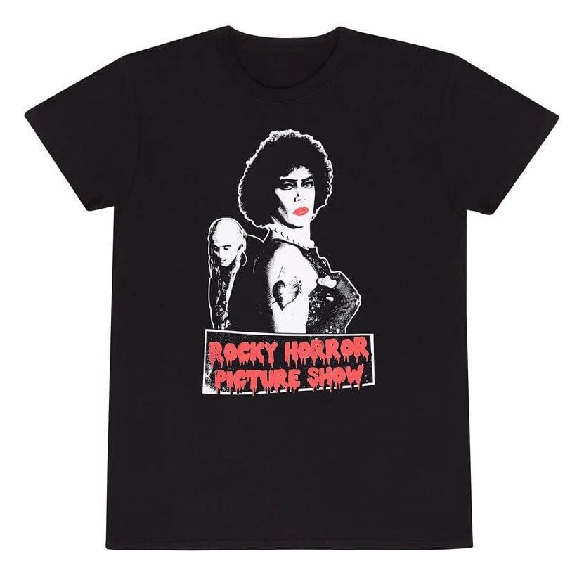 Rocky Horror Picture Show T-Shirt Frank N Niff Black Size S
