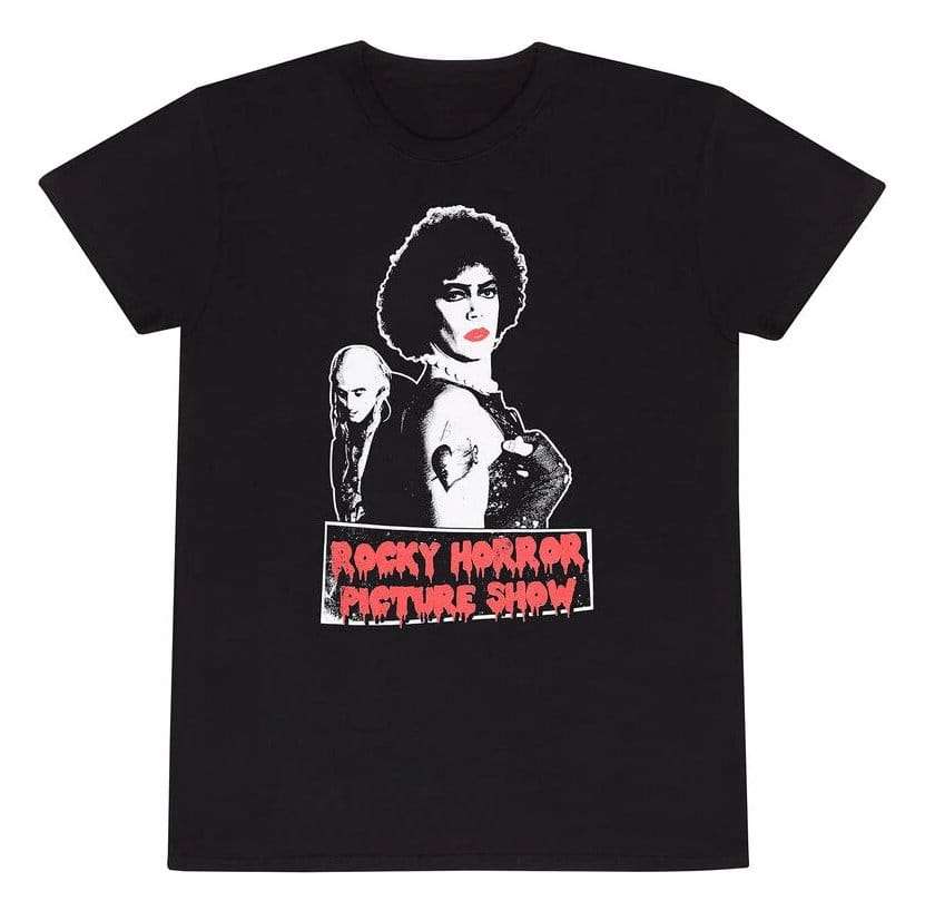 Rocky Horror Picture Show T-Shirt Frank N Niff Black Size M