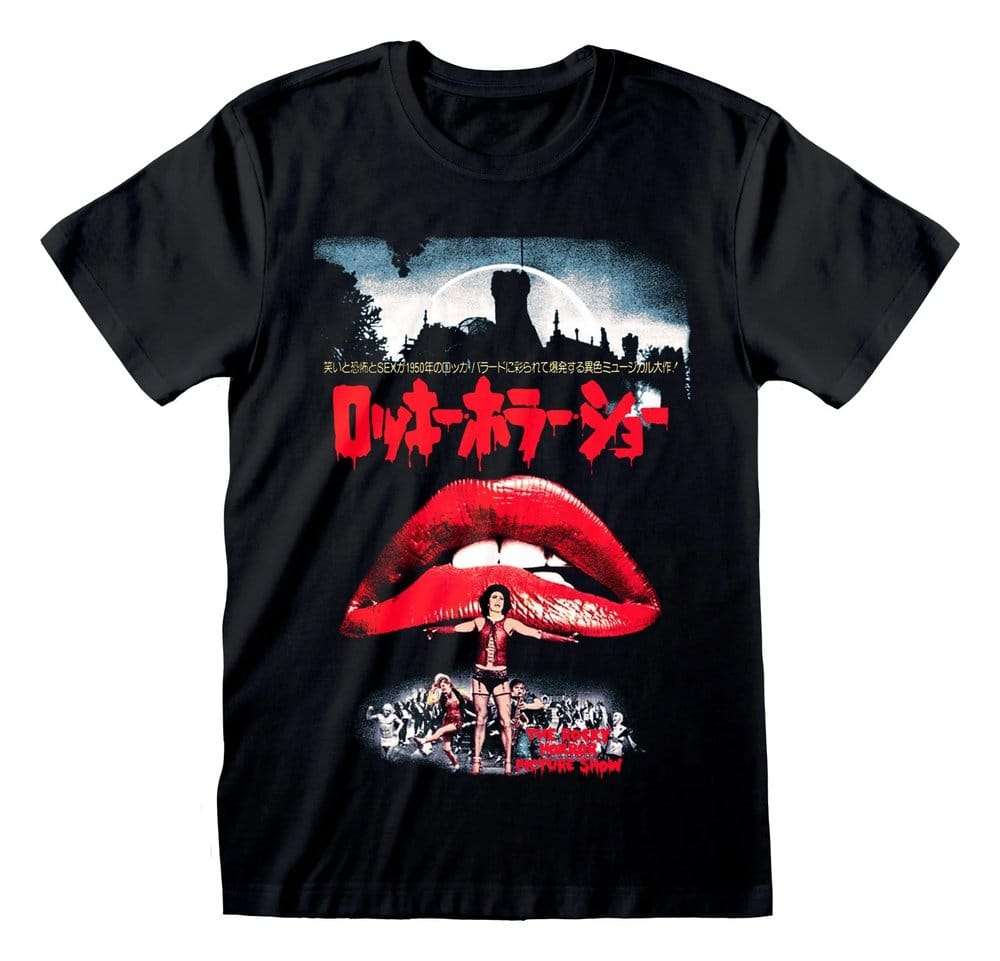 Rocky Horror Picture Show T-Shirt Japanese Black Size XL