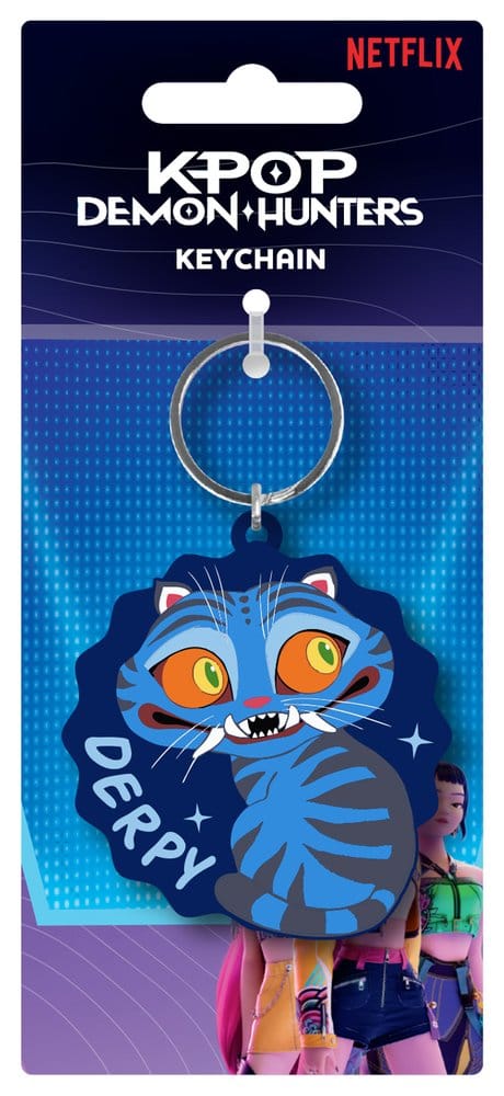 KPop Demon Hunters PVC Nyckelring Derpy Tiger