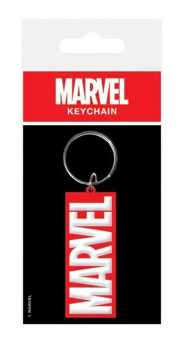 Marvel Comics Gumminyckelring med Logotyp 6 cm Pyramid International