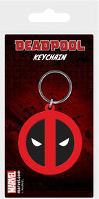 Marvel Comics Gumminyckelring med Deadpool-symbol – 6 cm Pyramid International