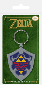 Legend of Zelda Gumminyckelring Hylian Shield 6 cm Pyramid International