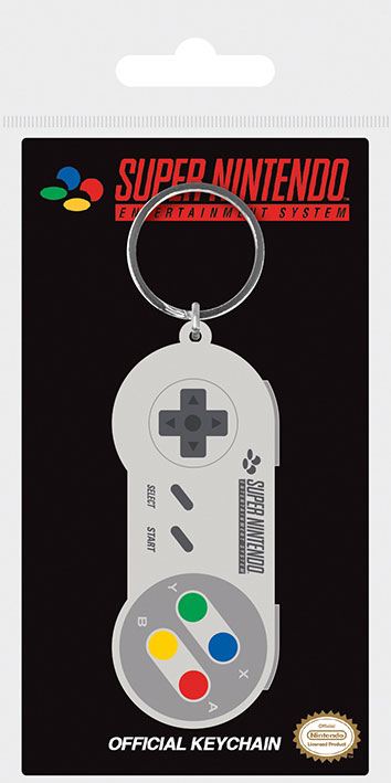 Nintendo Rubber Nyckelring SNES Controller 6 cm Pyramid International