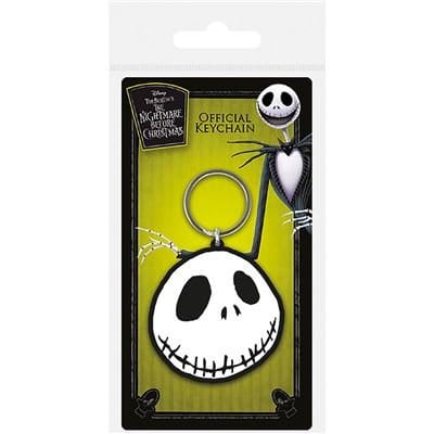 The Nightmare Before Christmas PVC keychain with Jack design