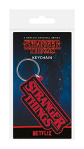 Stranger Things Gumminyckelring med Logotyp – 6 cm Pyramid International